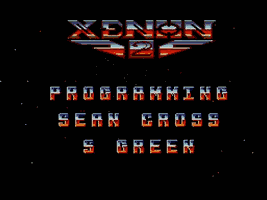 Xenon 2 Title Screen